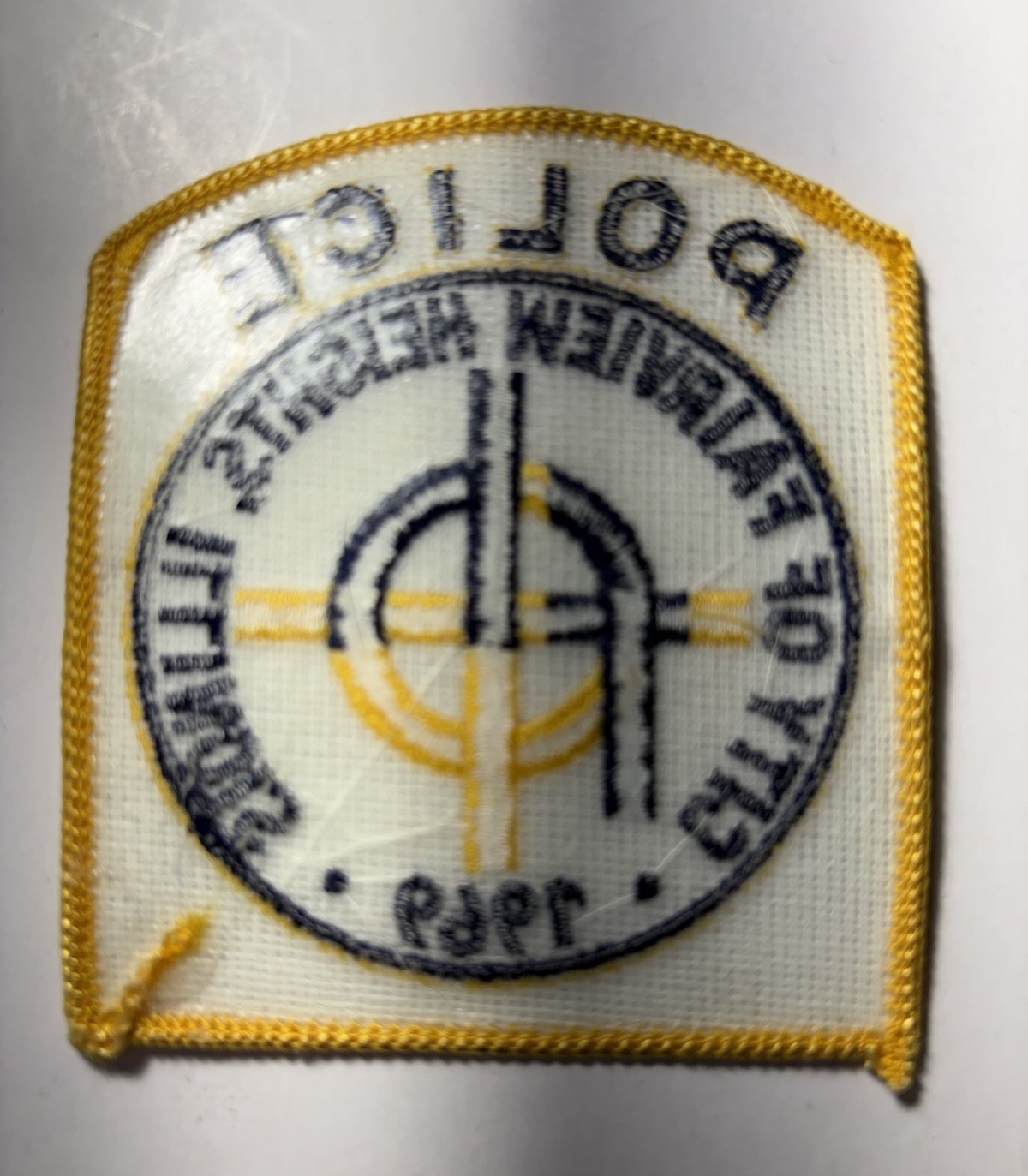 Fairview Heights Illinois Police Patch
