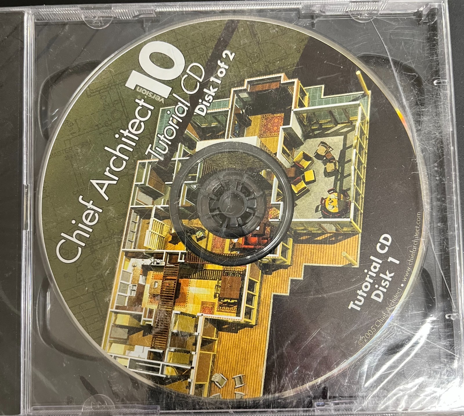 Chief Architect 10 Tutorial CDs (2 DISK SET) Pro Design Drafting Software SEALED