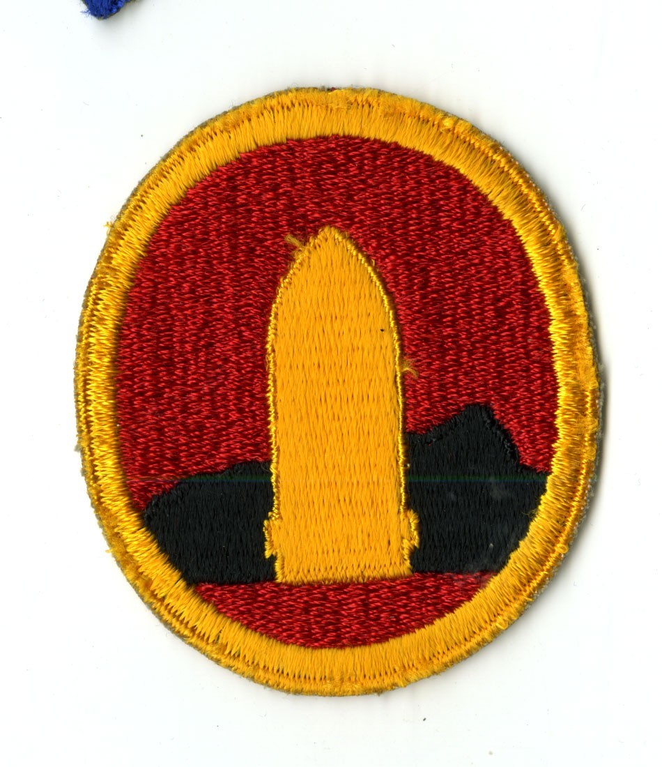 Hawaiian Coast Artillery White Back Patch WWII Original Pacific
