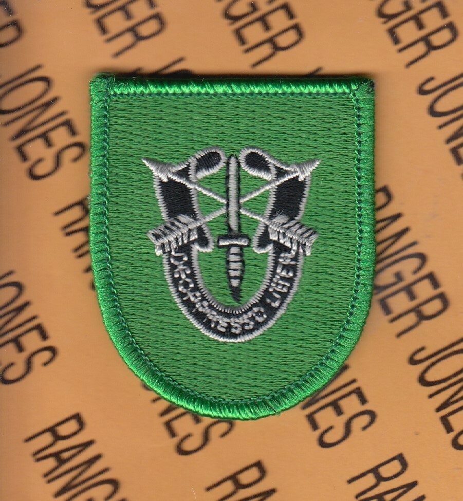 US Army 10th Special Forces Group Airborne SFGA beret flash DUI / crest patch B