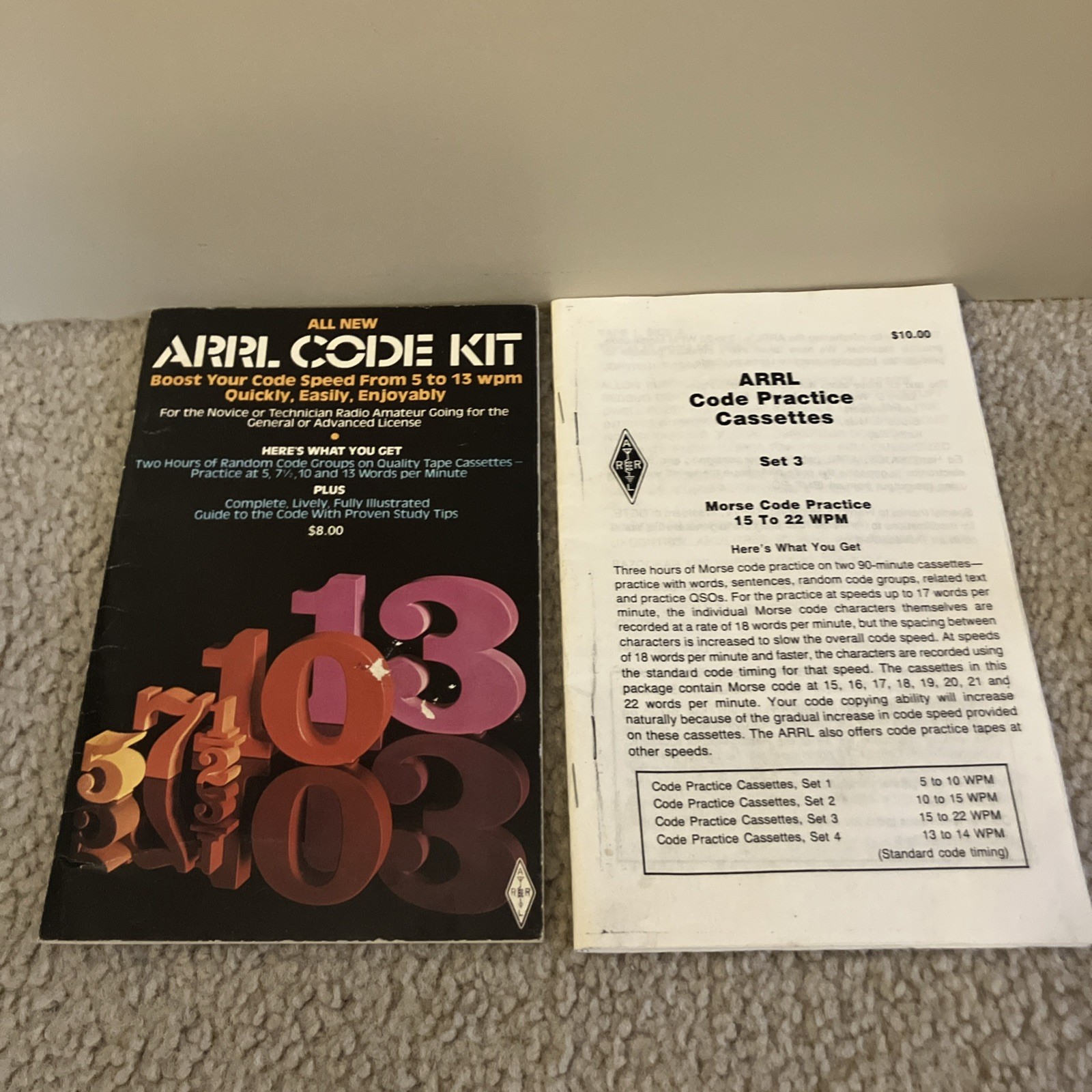 ARRL Code Kit & Code Practice Cassette Manual (No Cassettes), circa 1976