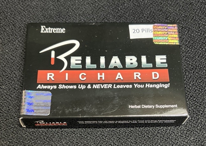 Reliable Richard Extreme - Men's Enhancement for Stamina and Confidence FSHP USA