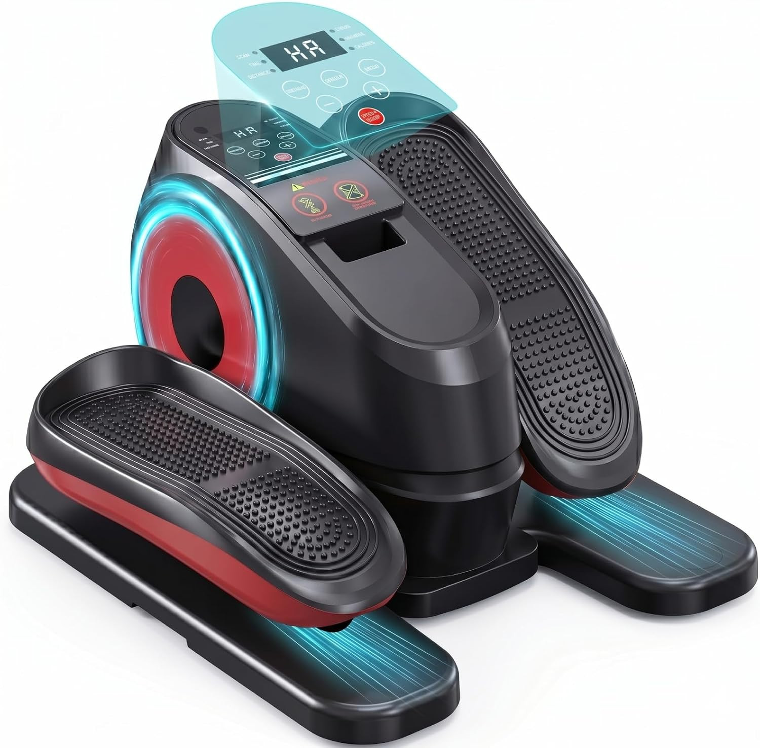 Under Desk Elliptical Machine, 16-Speed Electric Elliptical Leg Exerciser as See