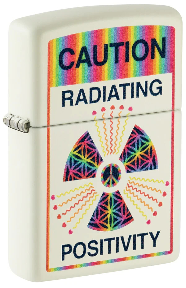 Zippo Glowing Positivity Design Glow in the Dark 46243