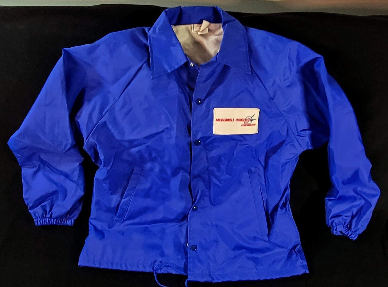 Vintage McDonnell Douglas Corporation Delta Launch Team Windbreaker Jacket L