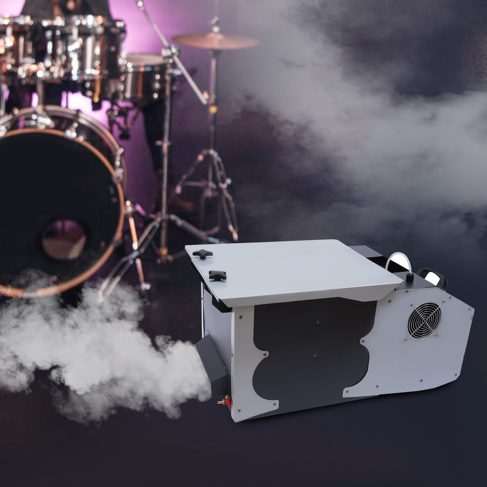 3000W Low Lying Smoke Fog Machine DMX DJ Stage Fogger  Effect w/ Remote