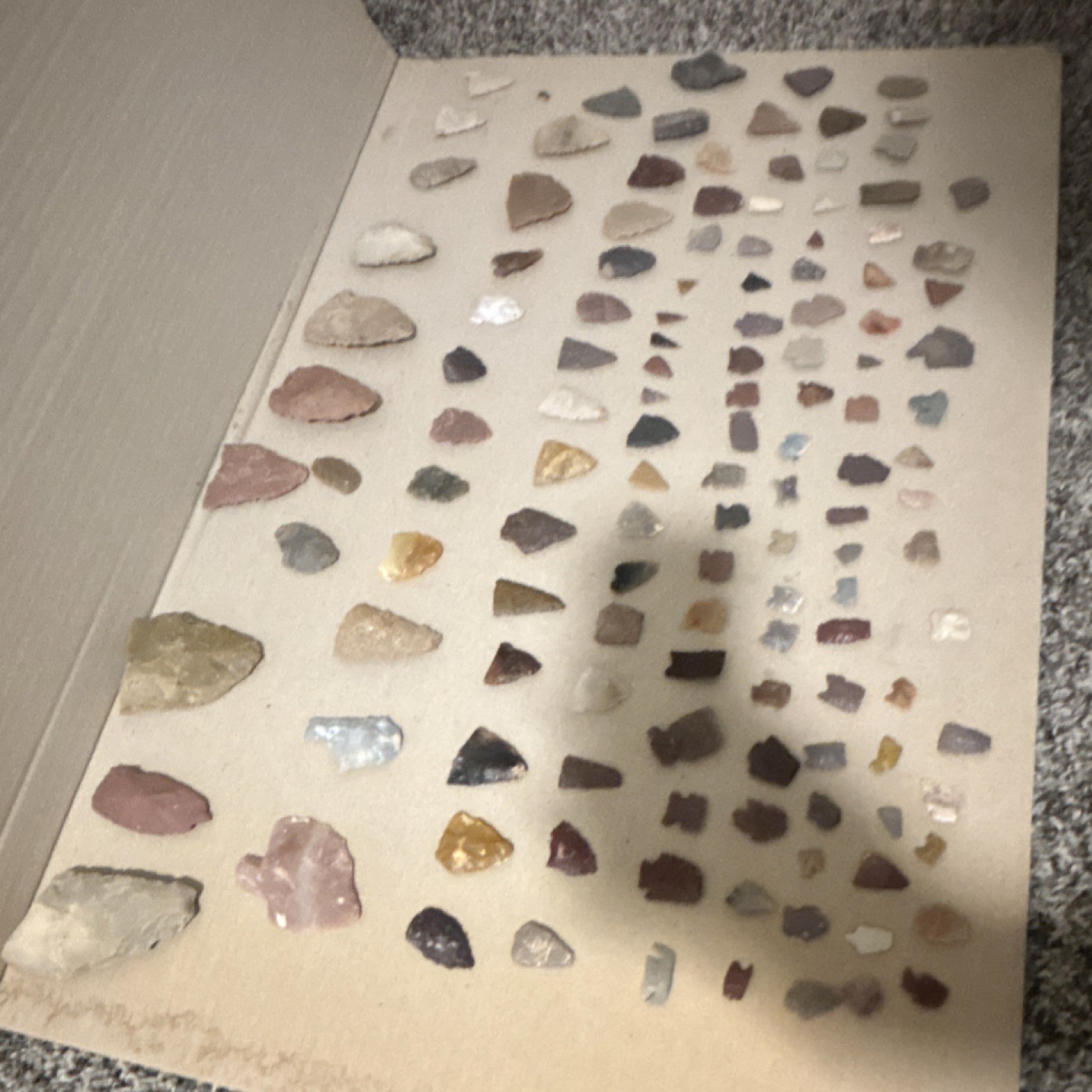 Assorted Medieval Arrowheads Multicolor Various Shapes and Points Collection