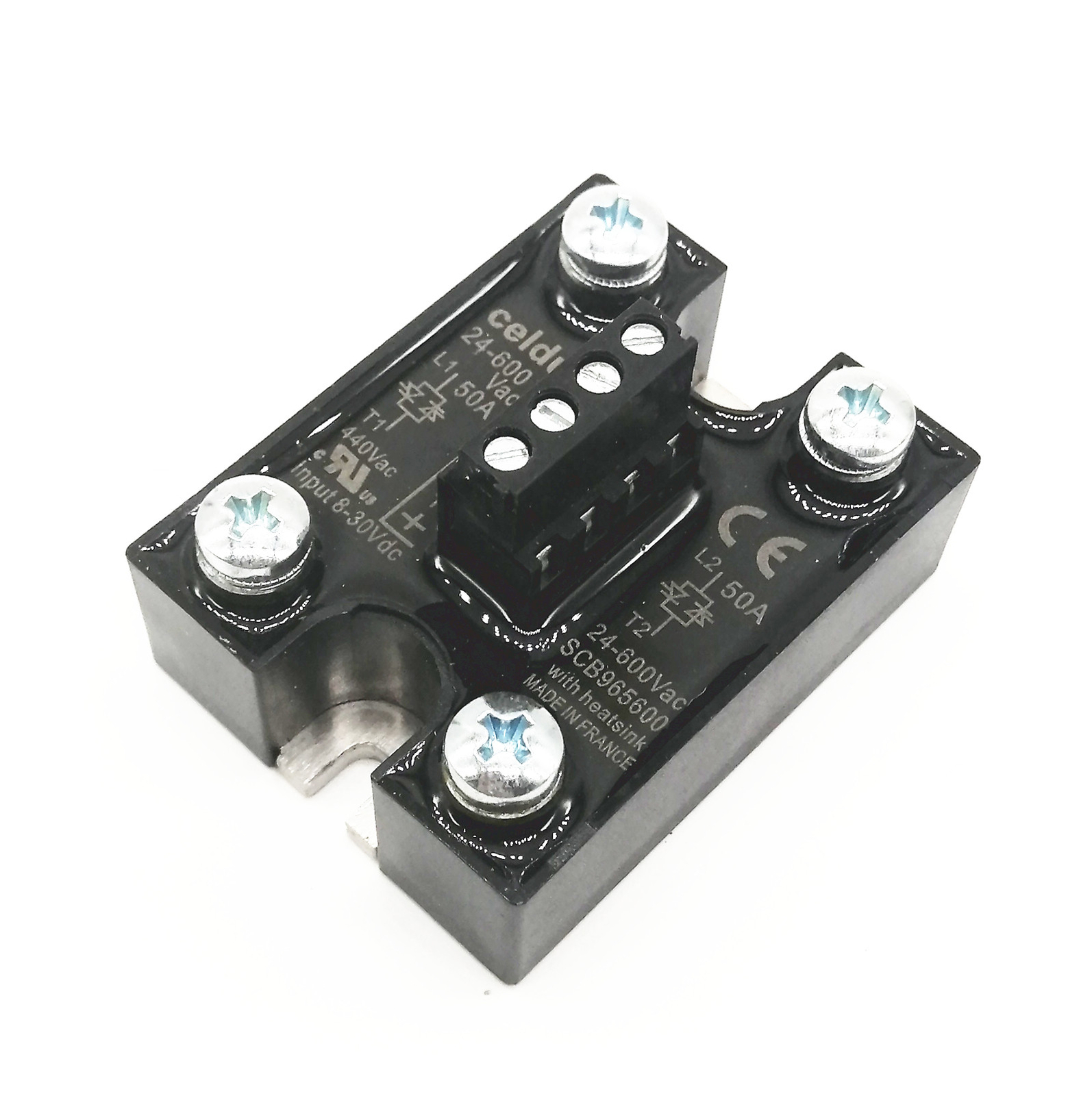 Celduc solid state relay SCB965600 50A 24-600VAC