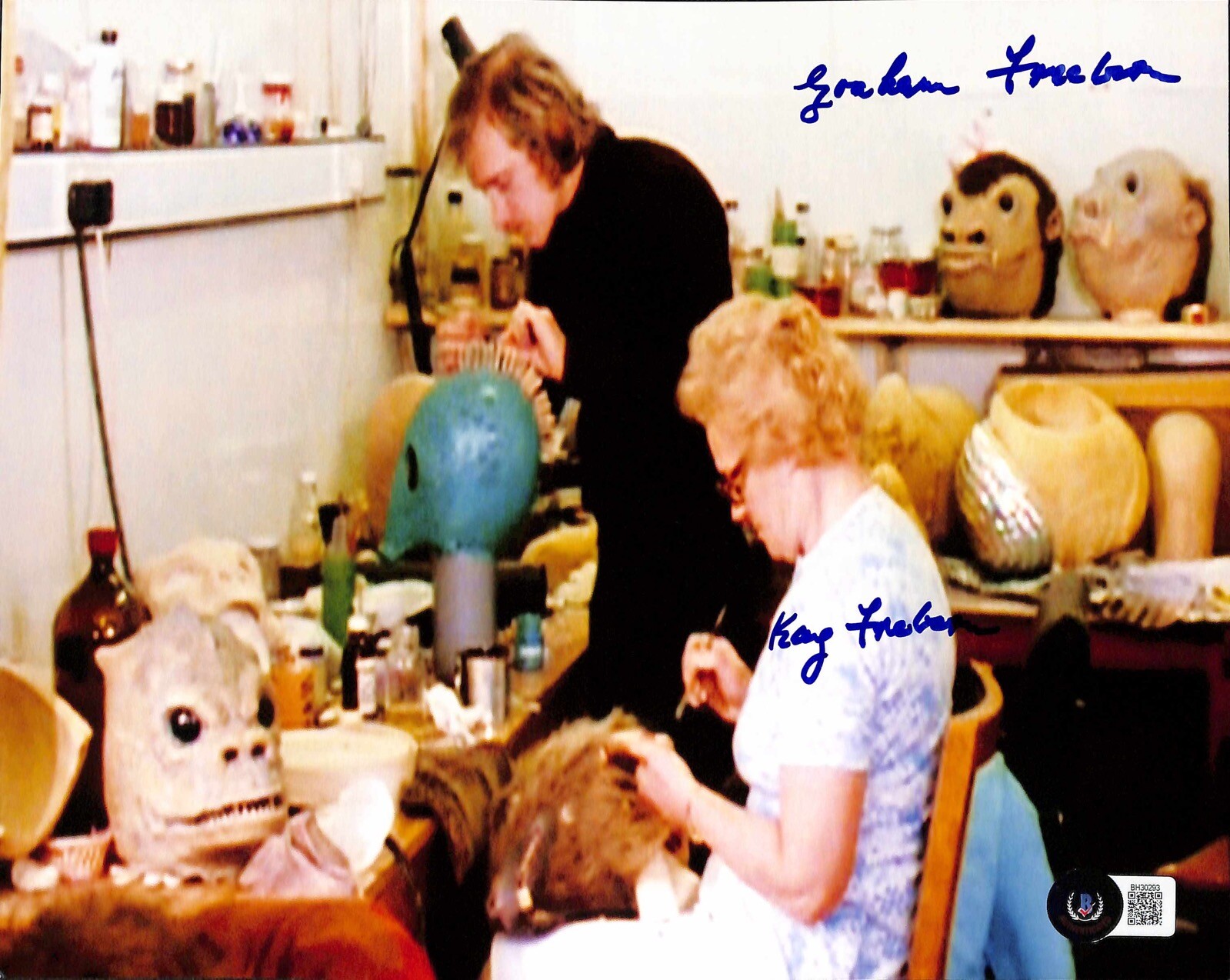Kay Freeborn Star Wars ANH Makeup & Hair Artist Signed 8x10 Photo BECKETT