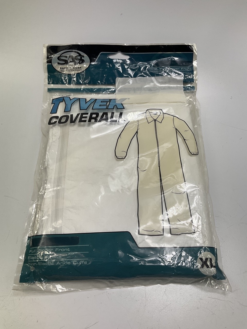 SAS 6804 XL EXTRA LARGE Tyvek Protective Paint Coverall Painting Moon Suit