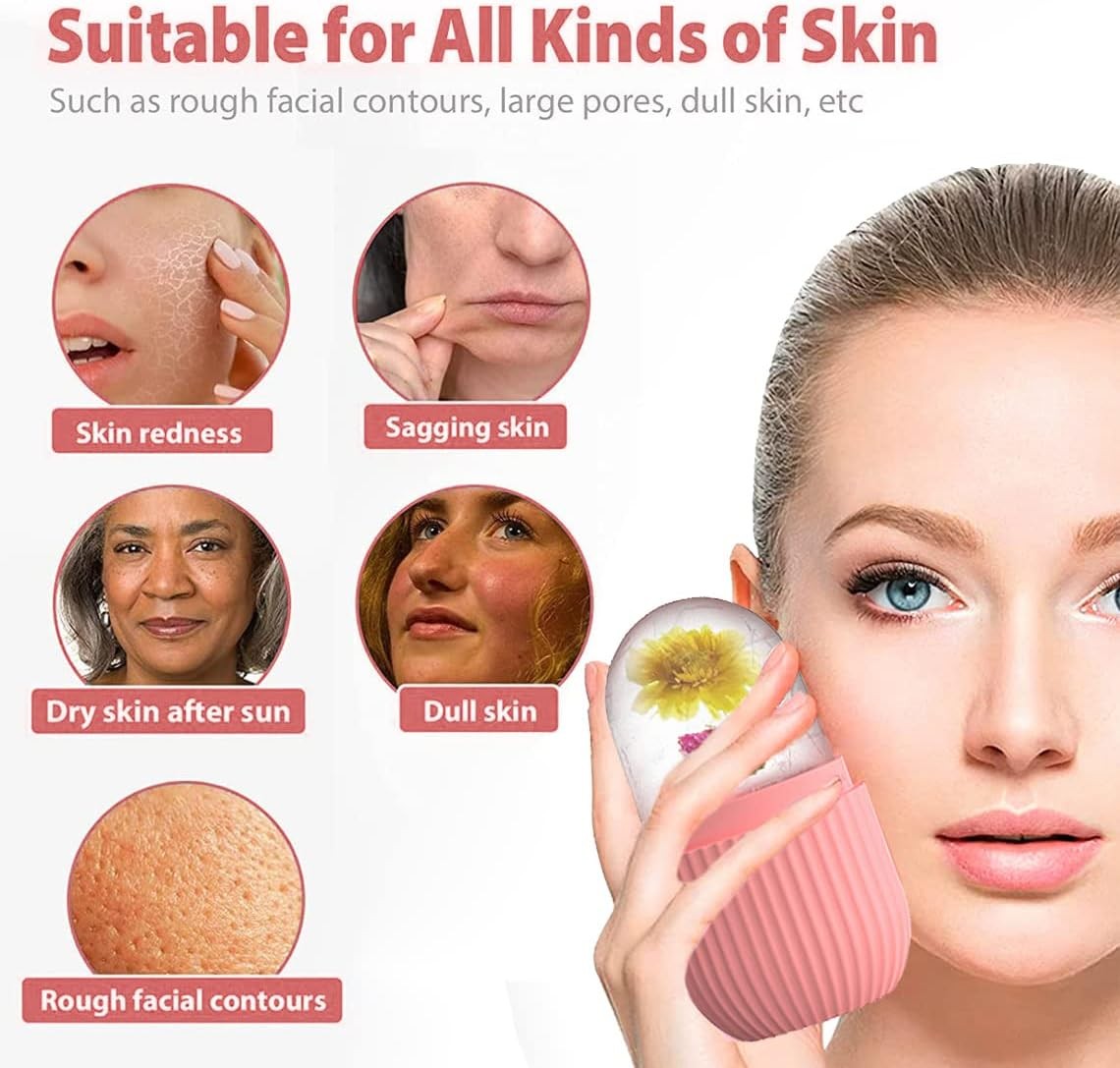 Ice Cube Roller Massager for Face, Eyes and Neck Naturally Conditioning