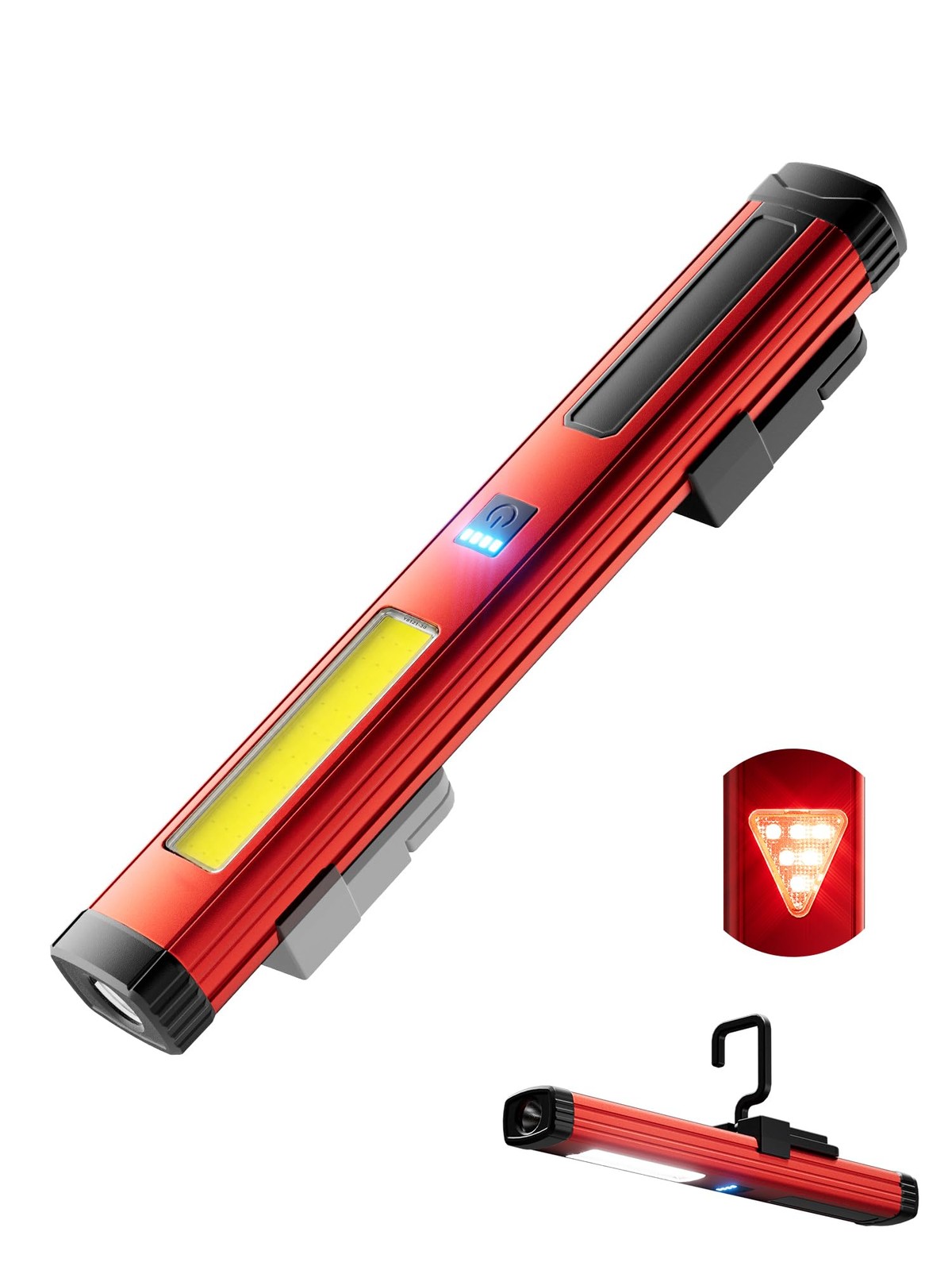 Rechargeable Magnetic Work Light,Cordless LED Work Light with 360° Rotating H...