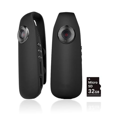 Mini Body Camera with Audio and Video Recording, HD 1080P Bodycam, Small HM82S3