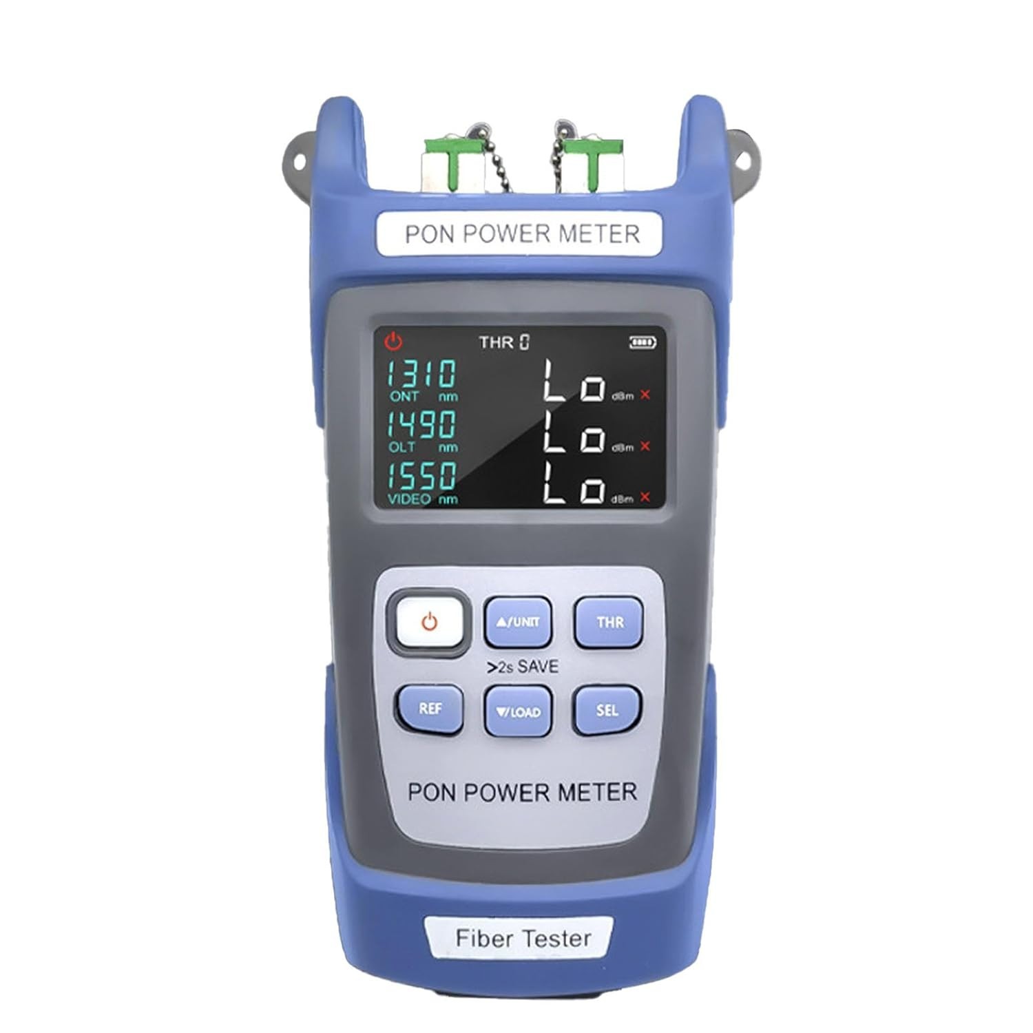 PON Optical Fiber Power Meter 1310,1490,1550nm,ONT/OLT SM 9/125μm SC APC/UPC USB