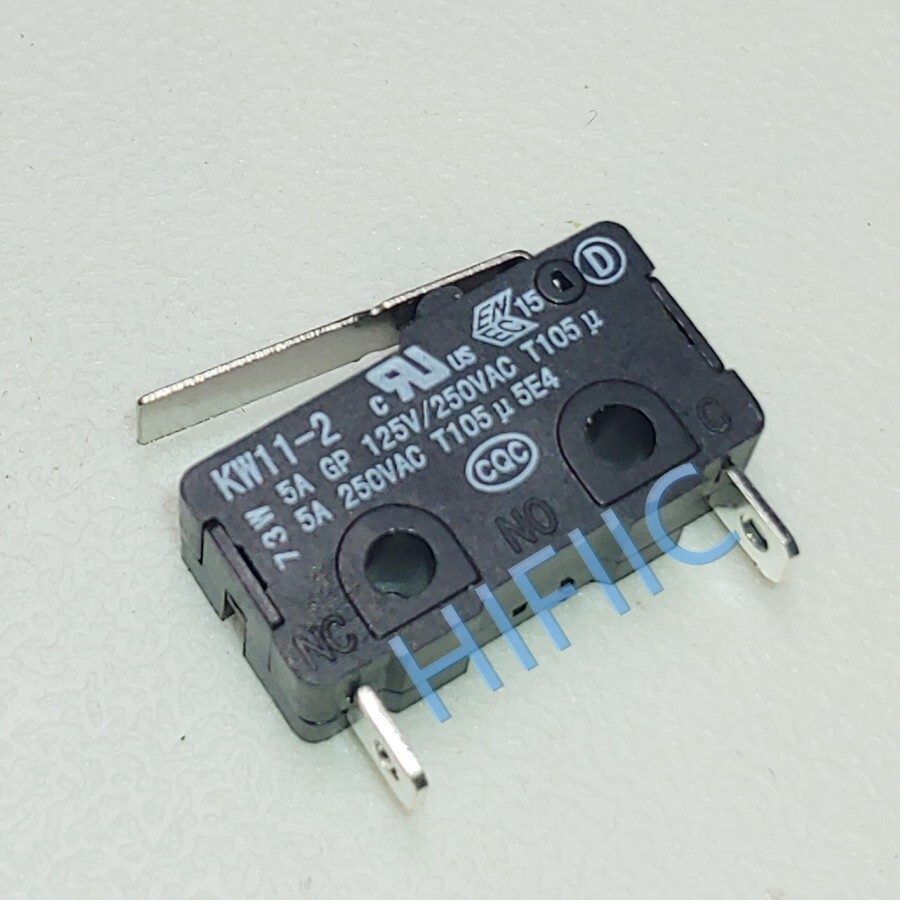 2PCS Qiaoh KW11-2 Micro Switch 2 Pins 5A 125/250VAC With Rod