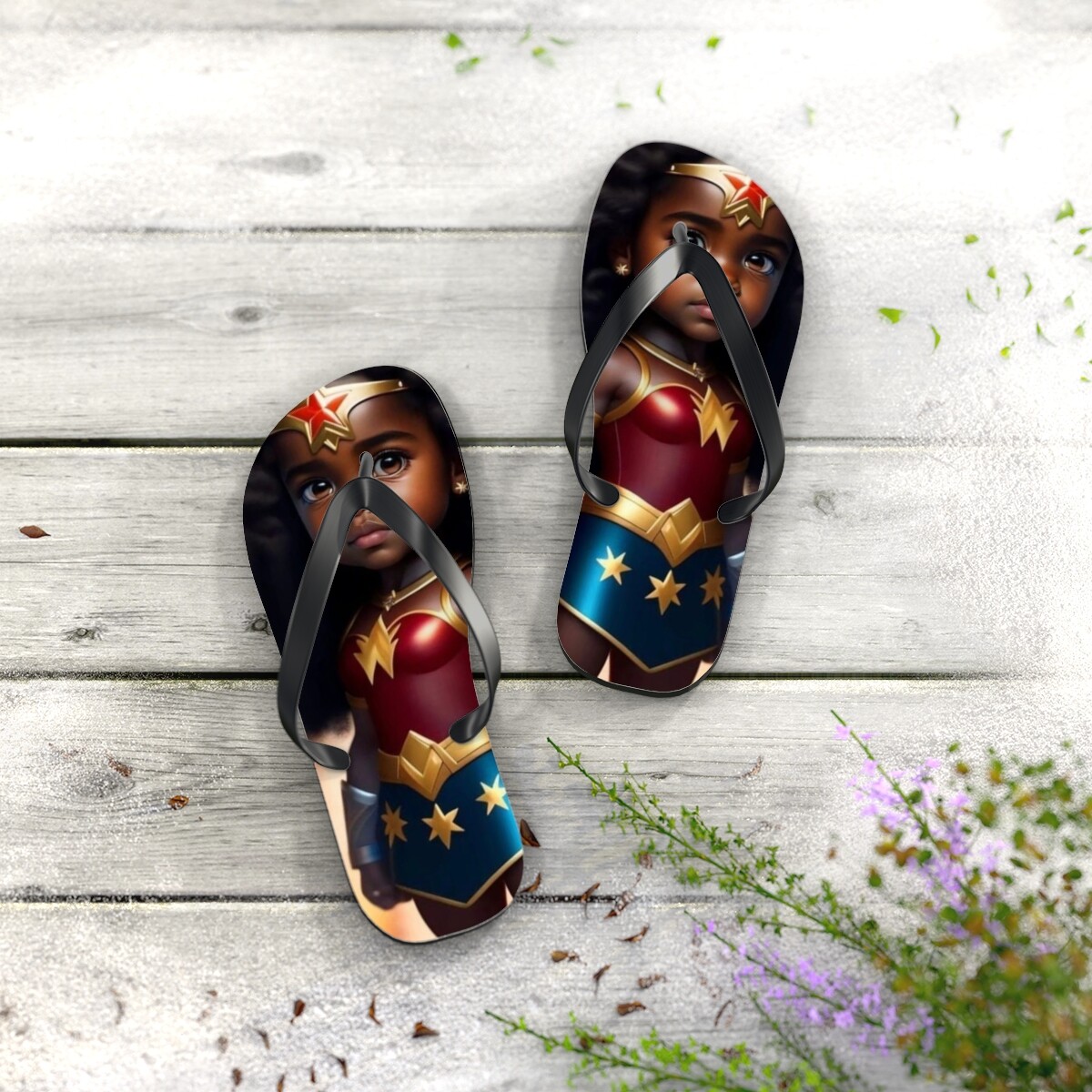 Wonder Girl Flip Flops