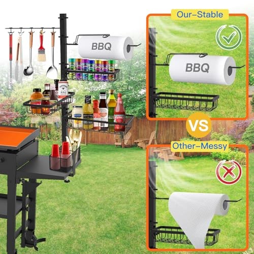 Griddle Caddy Organizer for Blackstone Griddle Accessories, BBQ Grill Picnic