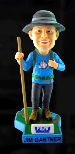 2021 LAKESHORE CHINOOKS JIM GANTNER "HIKING OUTDOOR" SGA BOBBLEHEAD BREWERS, NIB