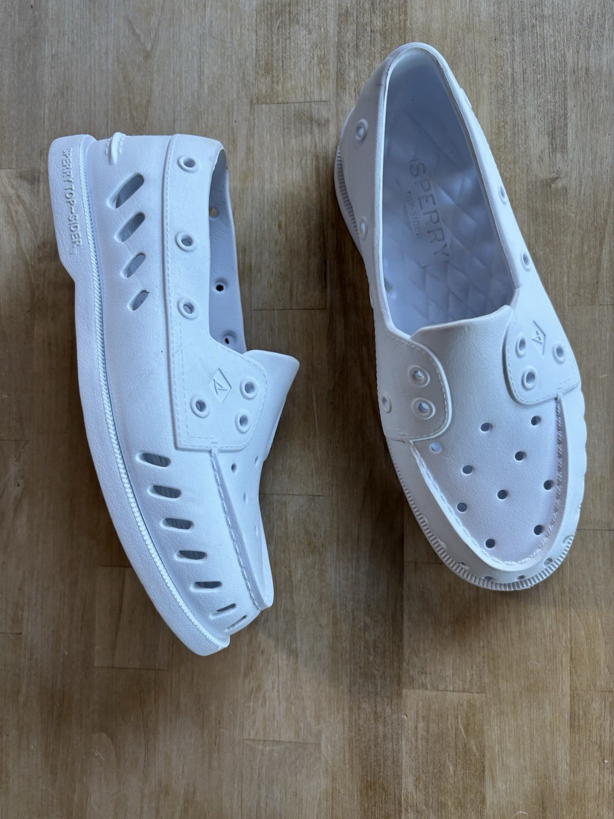 Sperry Top-Sider Float Boat Shoe Foam Slip-On Loafer White Women's Size 7 EUC