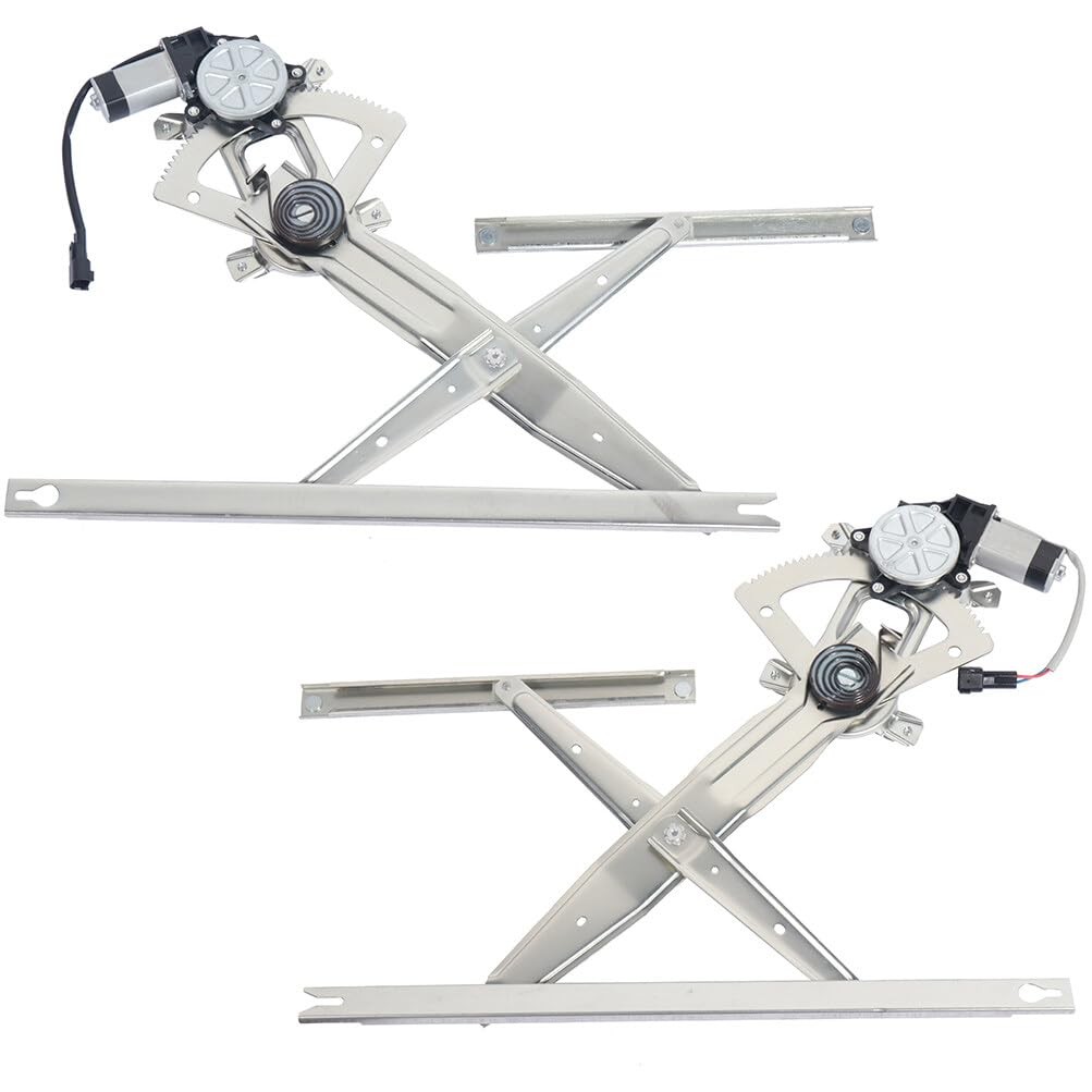 Power Window Regulator & Motor Front Pair for Ford Excursion F250 SD 00-05 99-12
