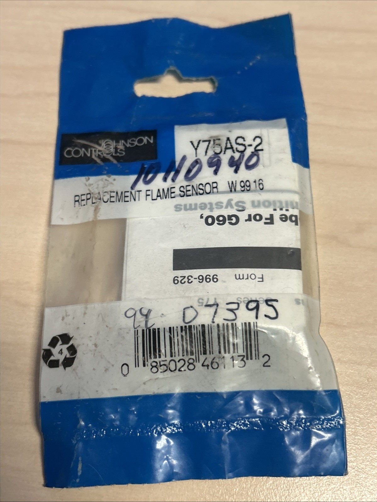 NEW Johnson Controls Y75AS-2 W9849 Replacement Flame Sensor (Pack of 2)