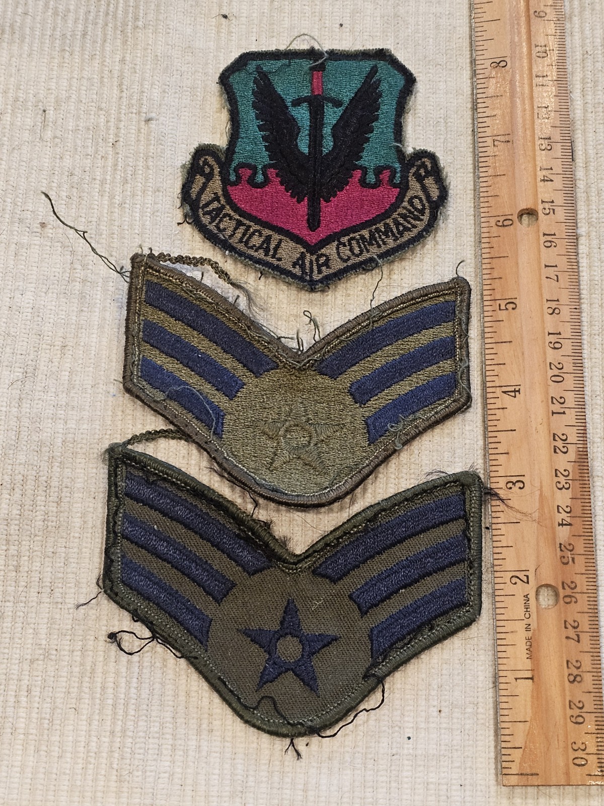 1960s 70s USAF Air Force Vietnam Cold War Squadron & Chevron Patch lot L@@K!!!