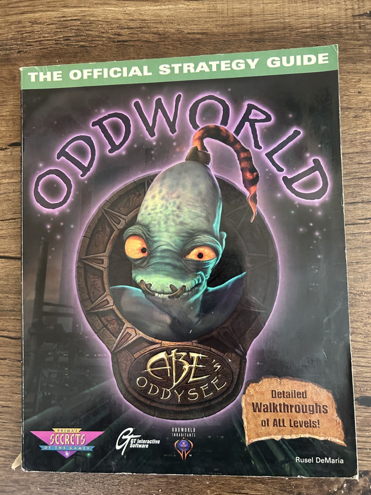 Oddworld : Abe's Oddysee Official Video Game Strategy Guide 1997 Prima Games