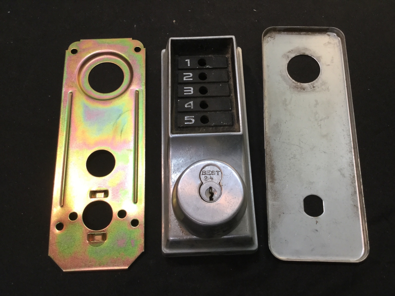 PARTS UNIT Kaba Simplex 1000, Pushbutton Lock, Knob, Best cylinder, locksmith