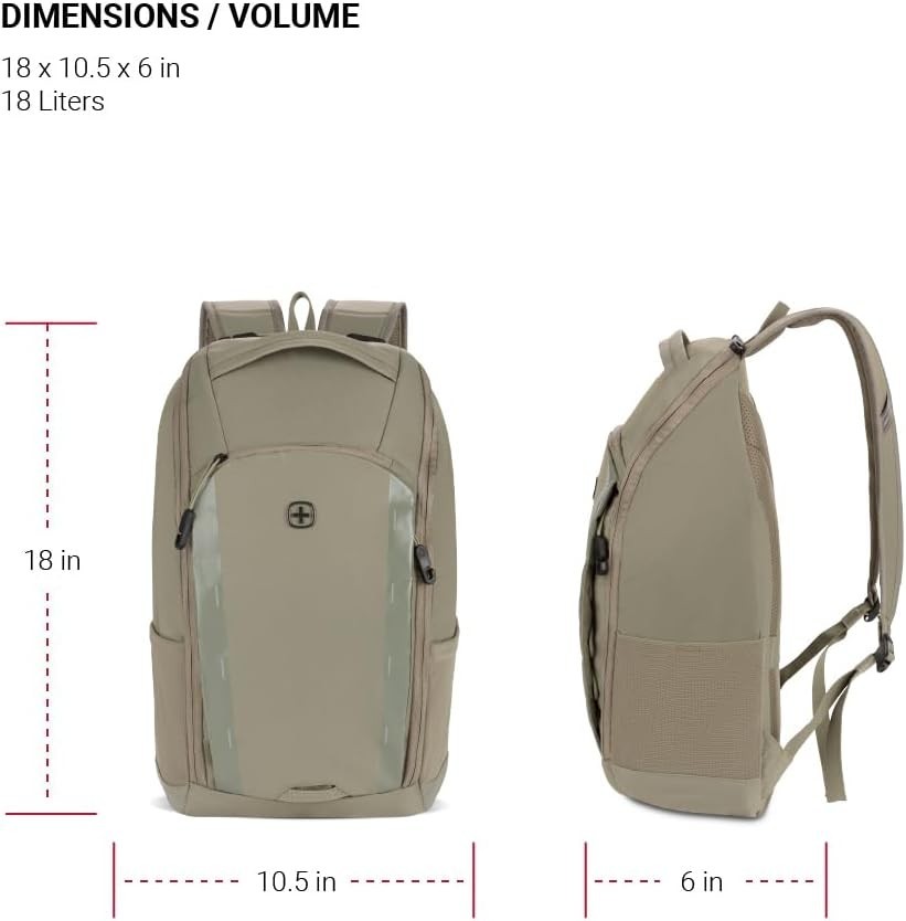 18" SwissGear Viibe II Backpack (Olive)