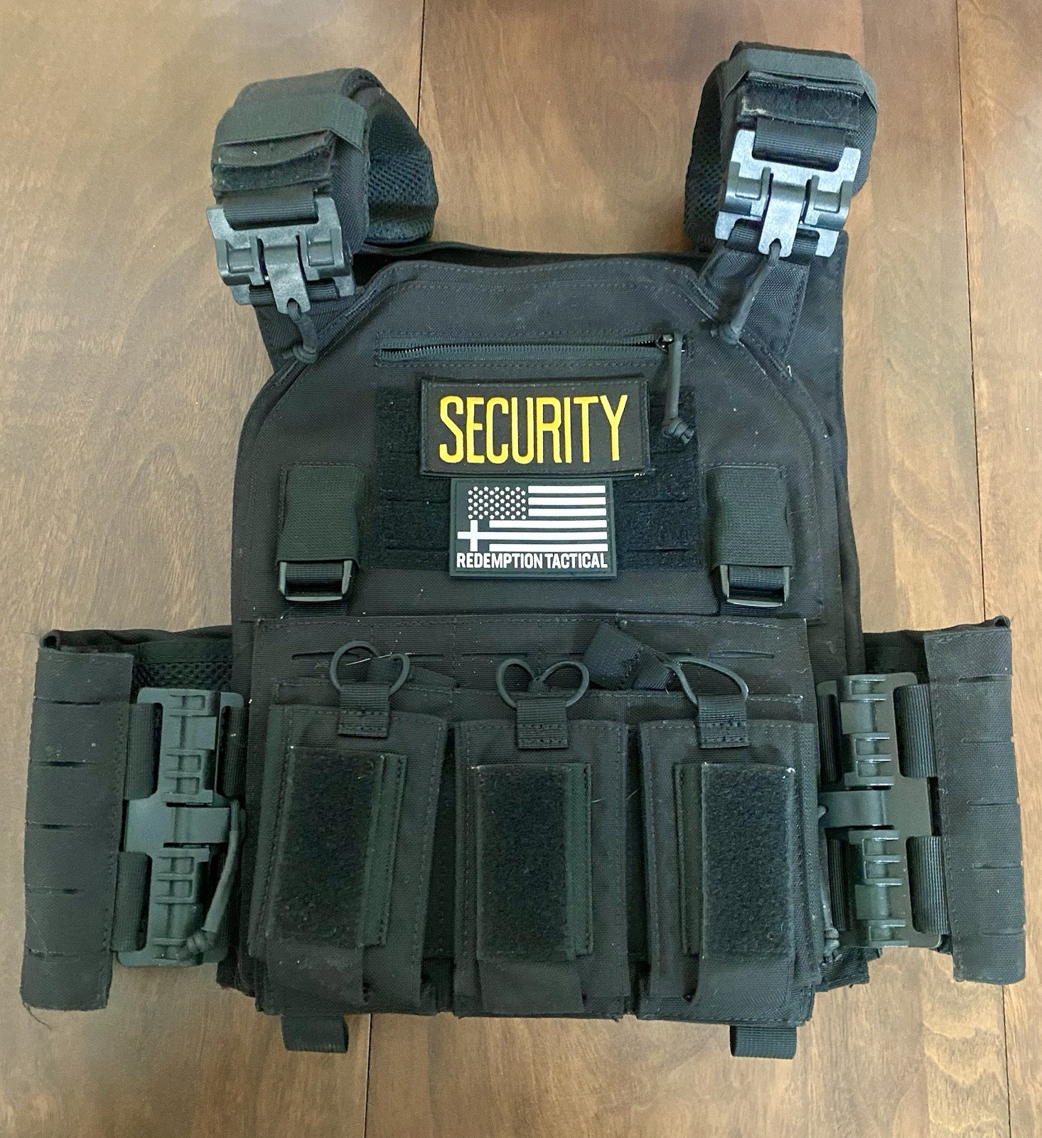 Redemption Tactical Crusader 2.0 Plate Carrier Black 1 Size Adjustable Security