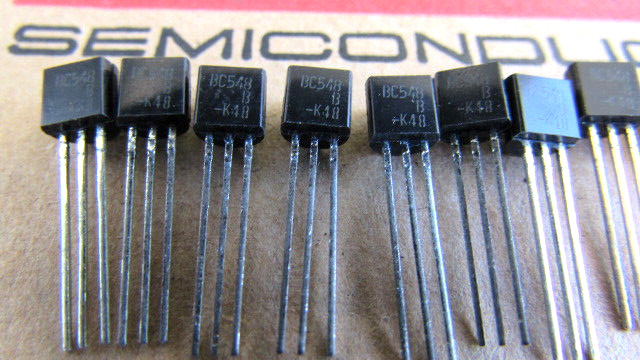 BC548B BC548 Fairchild NPN Siliconn Transistor 20 pieces DONT BE FOOLED BY FAKES