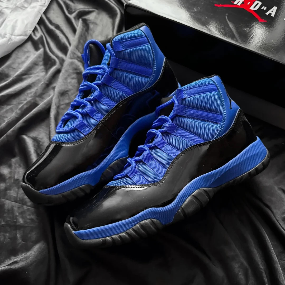 MEN'S Jordan 11 Retro Blue and Black CT8012-400 - All Size US 7-12