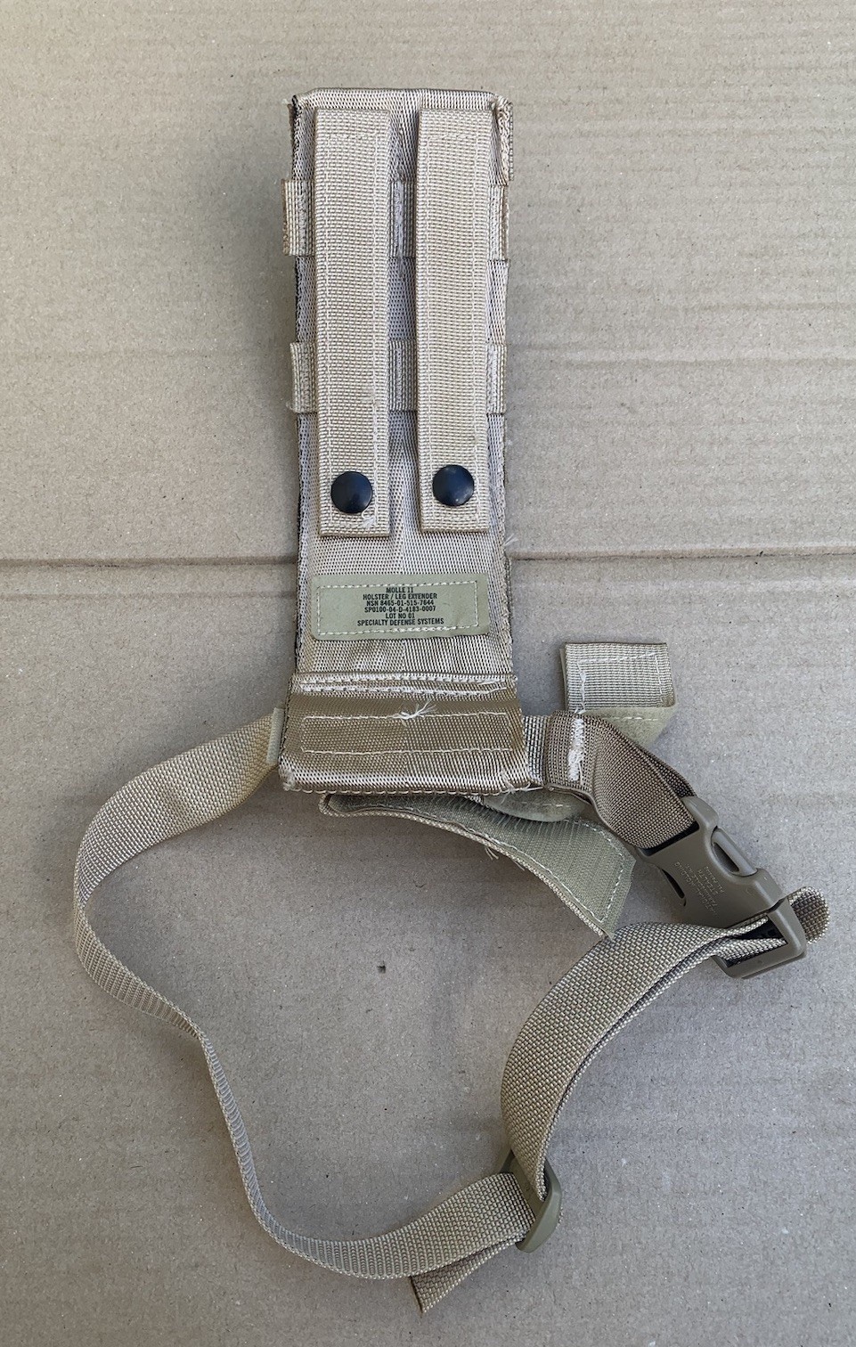 US Military MOLLE II Pistol Holster Leg Extender