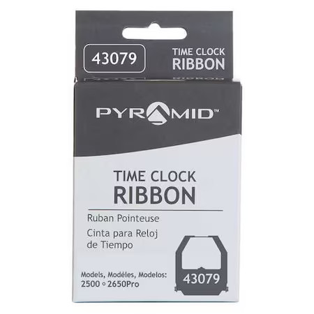 Pyramid 43079 Time Clock Ribbon, Use With Mfr. No. 2650