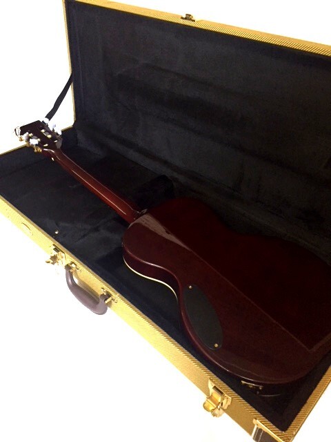 NEW KING "Little Sister" style Hollow Body Electric Guitar w/ P-90's & HARD CASE