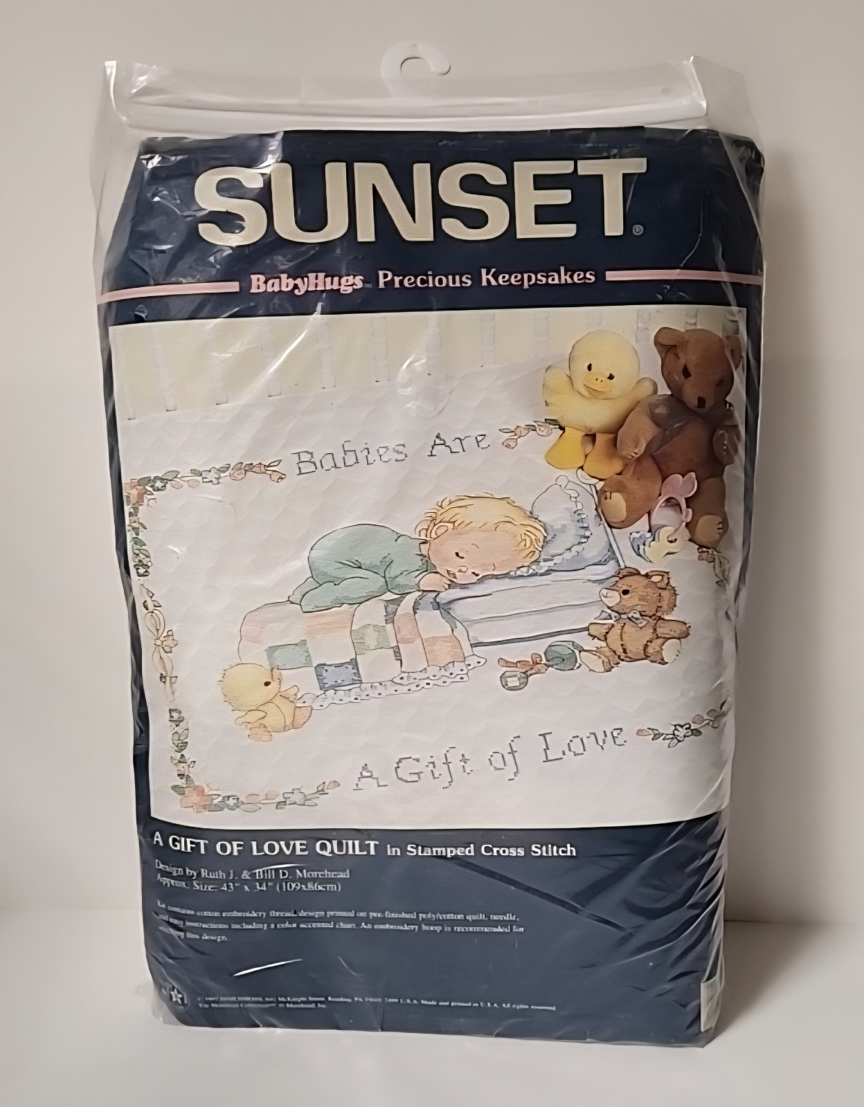 Sunset Precious Keepsakes A Gift of Love Quilt Cross Stitch