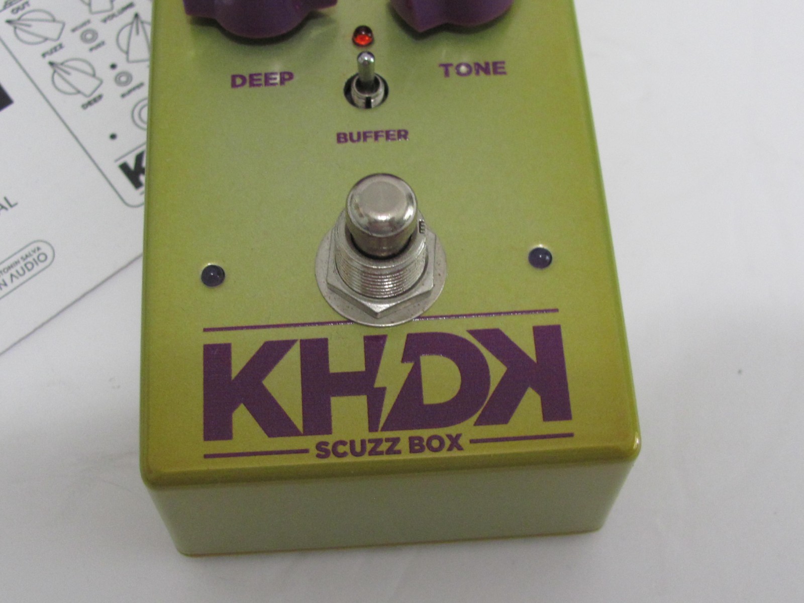 KHDK Electronics Scuzz Box Guitar foot pedal new