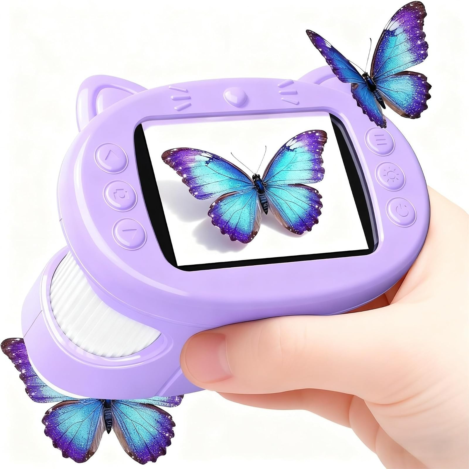 Handheld Digital Mini Microscope 1000X 4K for Kids Educational Science Kit
