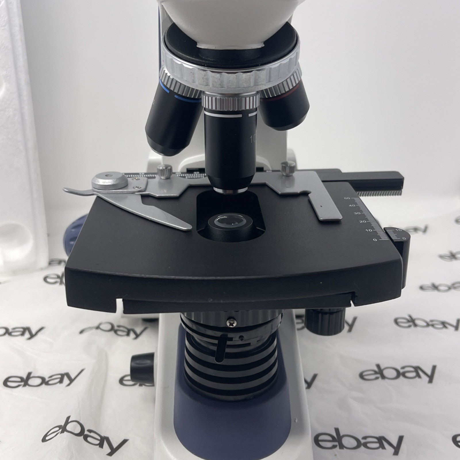 Swift SW380T Compound Trinocular Microscope,40X-2500X Magnification,Two-Layer