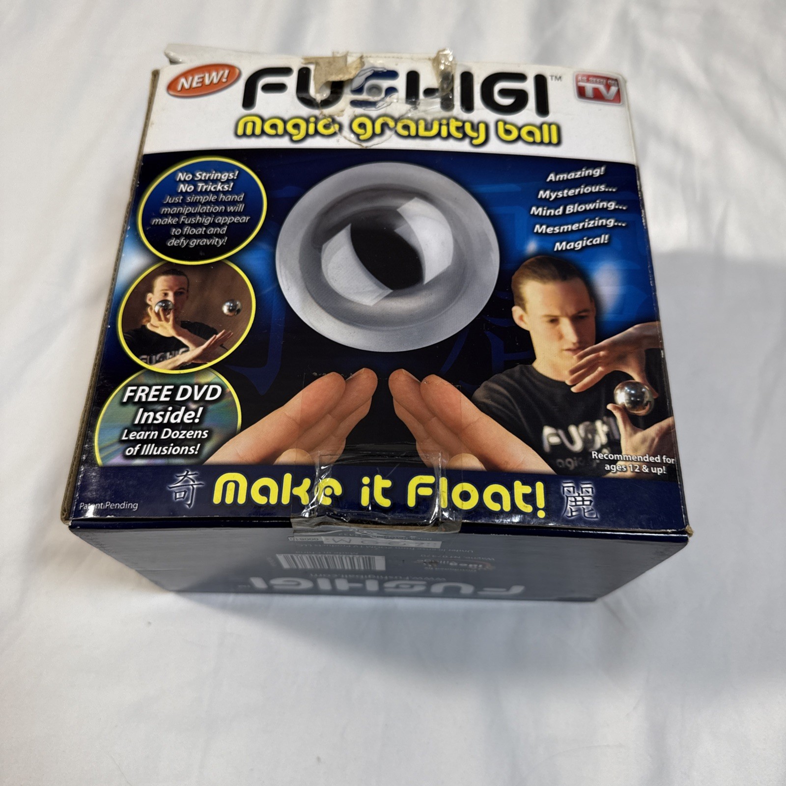 FUSHIGI Magic Gravity Ball Trick Toy With Pouch DVD Boxed Make It Float