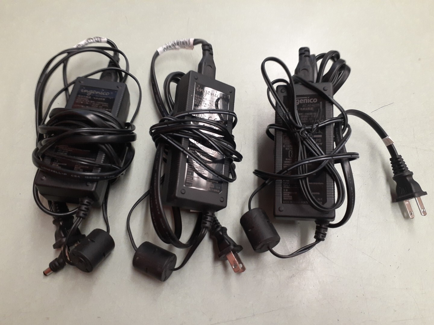 (3) Ingenico 24W AC Adapter For Credit Card Terminals PSM24W-080L6 296198809