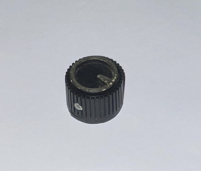 Knob, 1" diameter, 0.25" shaft, set screws