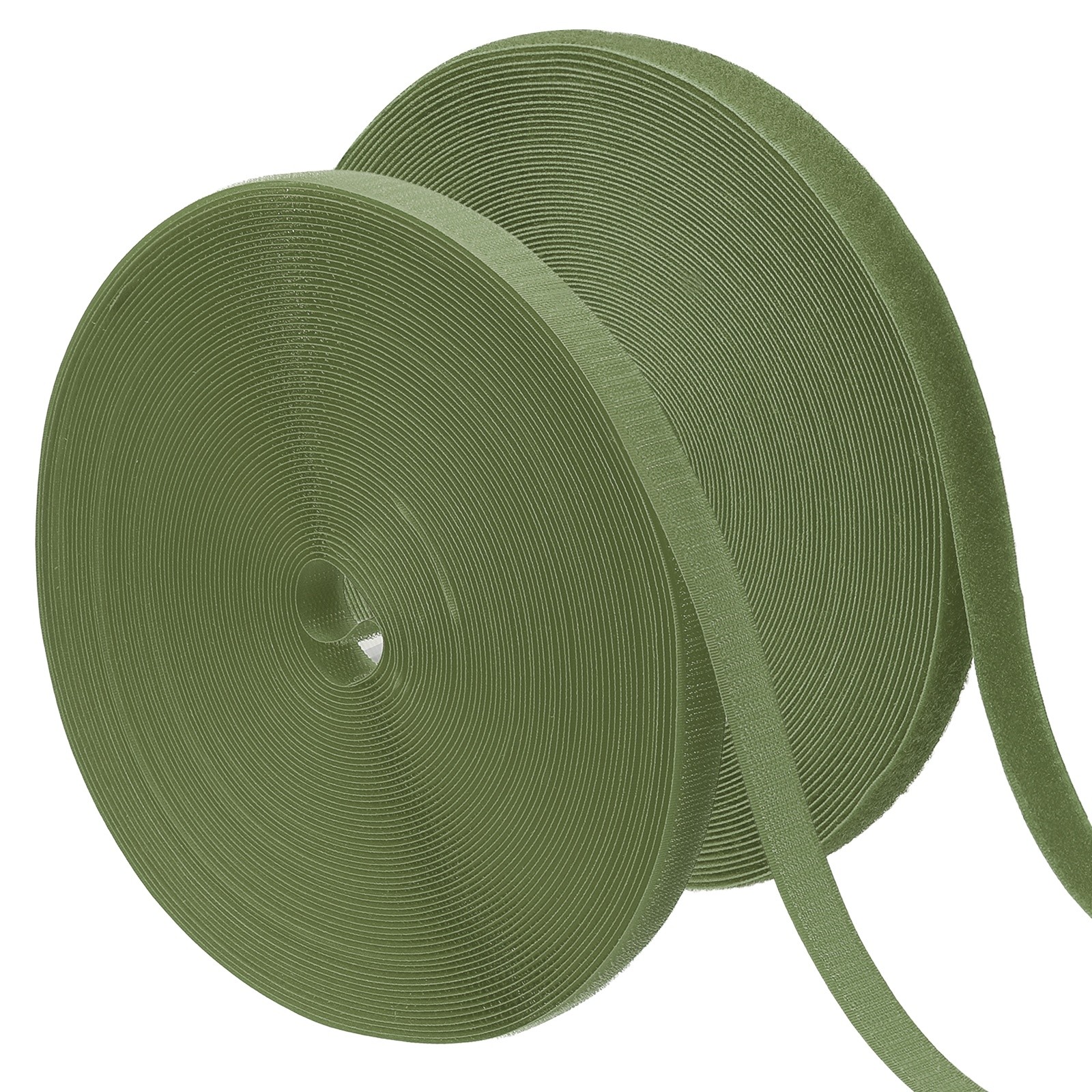 3/4 Inch Wide x 82 ft Sew on Hook and Loop Tape Non-Adhesive, Grass Green