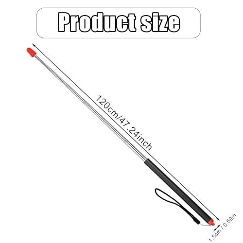 Telescopic Teachers Pointer Stick Retractable Teaching Pointer, 47.24in