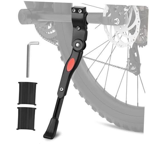 Adjustable Bike Kickstand Compatible with Nishiki, Bicycle Side Kickstand,