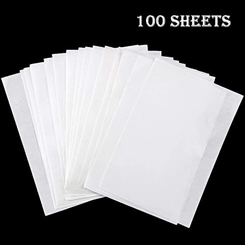 100 Pieces Painting Release Paper Non-Stick Release Paper Double-Sided