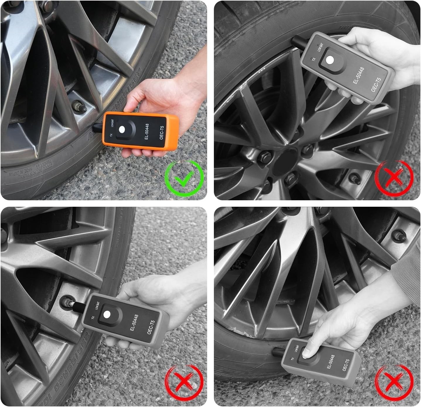 Universal TPMS Sensor Programming Tool - Fast 3-Step Activation for Cars