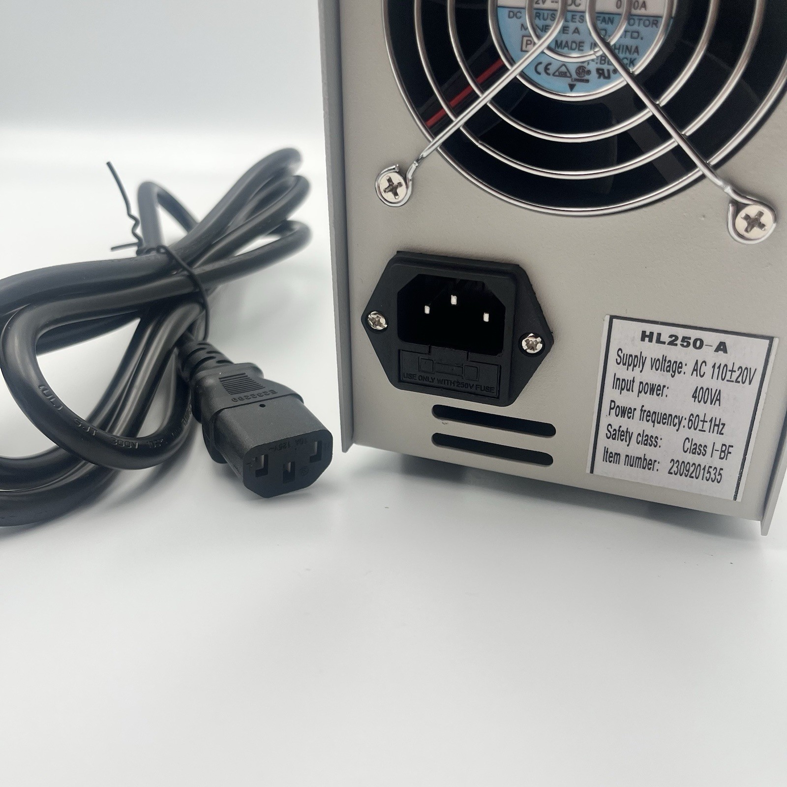 AmScope HL250-A Haloid Lamp Cold-Light Source, 400 VA, Light Box