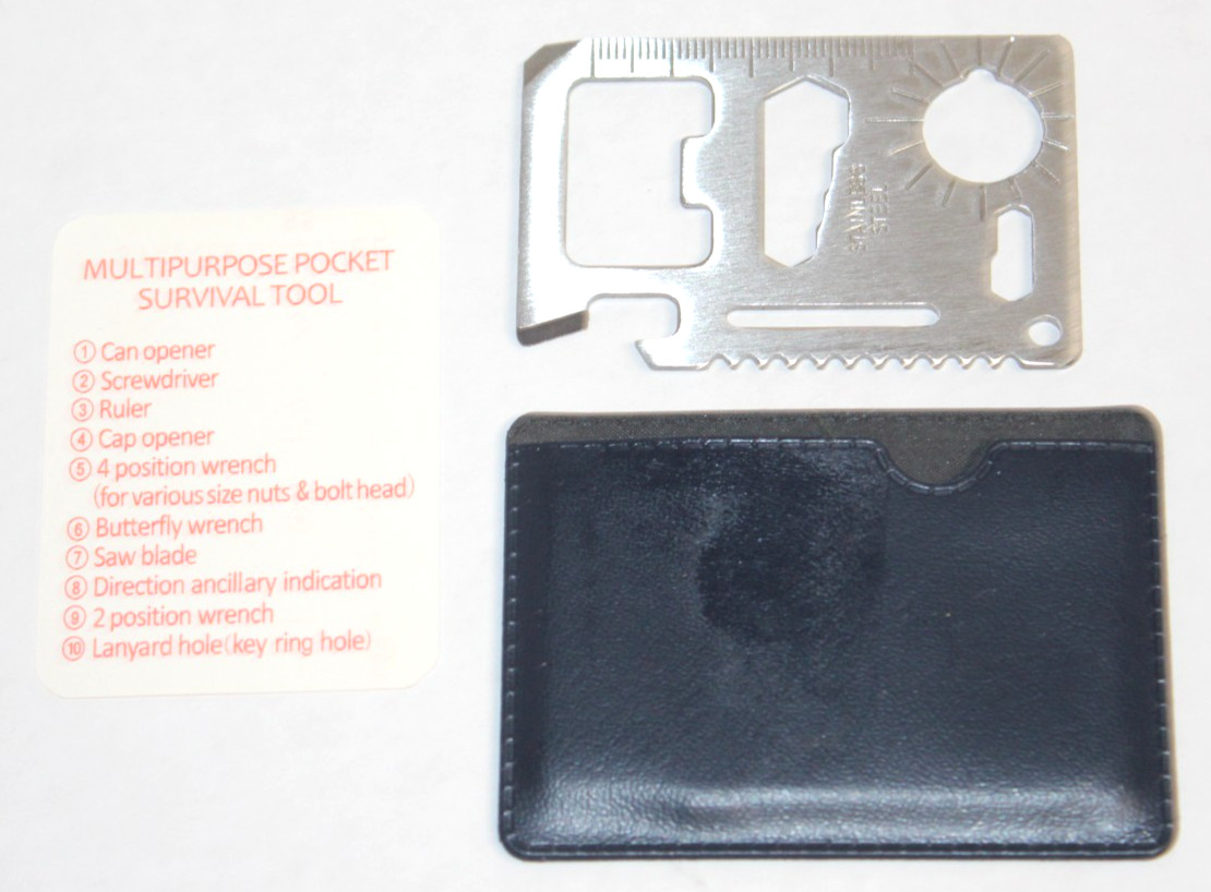 Vintage Stainless Steel Multipurpose Survival Tool