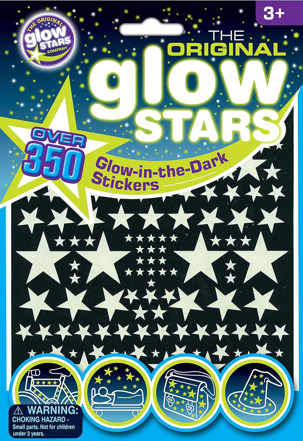 The Original Glowstars 350+ Glow-In-The-Dark Stars Designed for Children Ages 3+